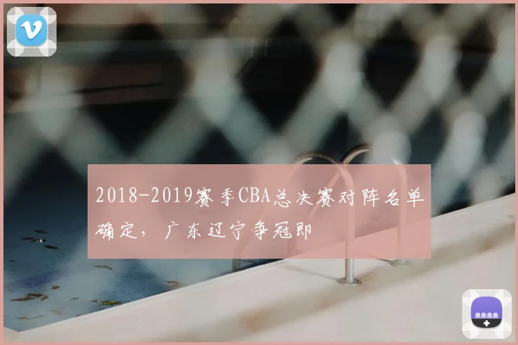 2018-2019赛季CBA总决赛对阵名单确定，广东辽宁争冠即
